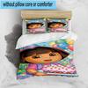 3PCS The Explorer Do-ra Adventure 3pcs Bedding,Including 3PCS Duvet Cover And 2pcs Pillowcases Perfect for Christmas,Ideal for Bedroom, Dormitory