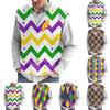 Chaleco Casual Deportivo con Estampado de Carnaval para Hombre con Cuello en V sin Mangas
