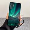 Northern Lights  Phone Case Black Silicone Soft For Samsung S25,S24,S21,S22,S23,S30,Ultra,S20,Plus,Fe,Lite