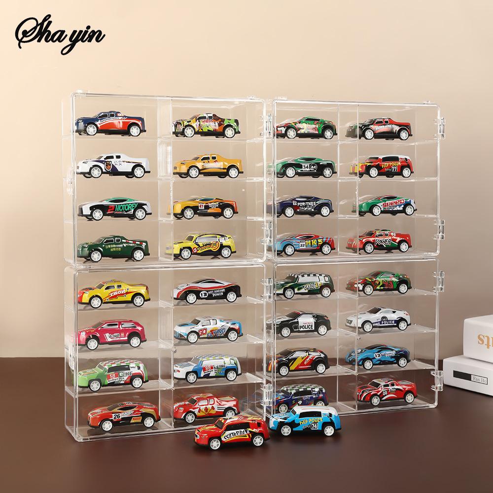 1PC Compact Car Model Storage Display Box, Car Model Dust-Proof Display Stand, Transparent Toy Car Placement Box