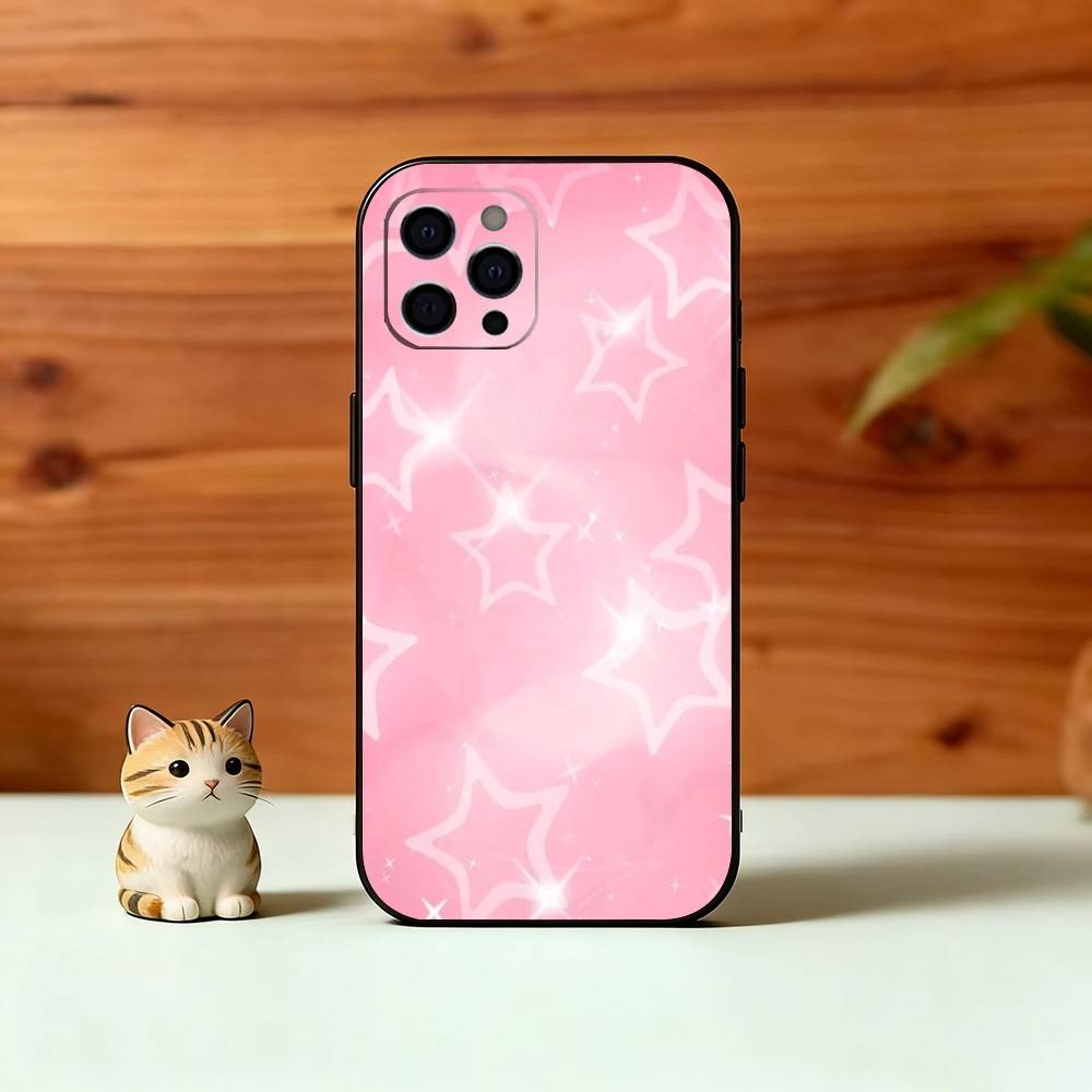 Y-y2K Star Aesthetic Phone Case Silicone Soft For IPhone 17 16 15 14 13 12 11 X XR Plus Pro Max Plus