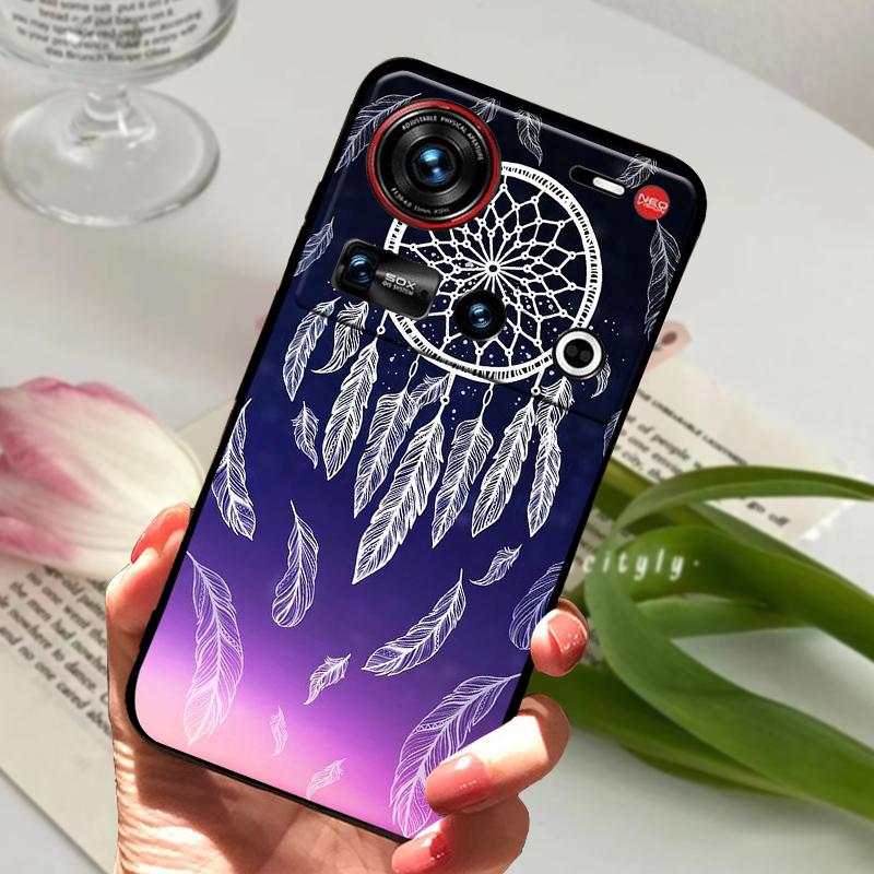For ZTE Nubia Z70 Ultra 5G Case NX733J Shockproof Soft TPU Silicone Phone Cover For ZTE Nubia Z60S Pro 5G Z50S Pro Bumper Fundas