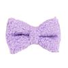 Dog Collar Fleece Personalized Name ID Engraved Puppy Collars for Small Medium Dogs Customized Collar Soft Leash Lead Bowtie Set