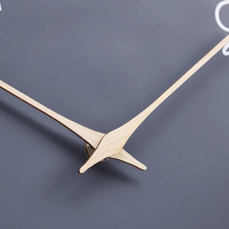 Decorative 10 Inch Wall Clock Minimalist Style Hanging Digital Clock Round Non Ticking Silent Clock Kitchen