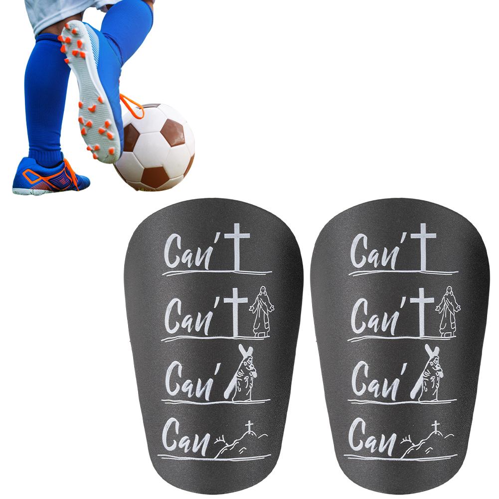 2Pcs Mini Football Shin Pad Wear-resistant Shock Absorbing Leg Protector Soccer Impact-Resistant Shin Guard Thickened Cushioning