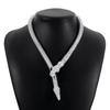 Punk Crystal Snake Magnetic Necklace For Women Magnet Snake Chain On Neck Choker Female Jewelry Party Pageant Gift