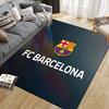 Tappeto Quadrato a Fantasia Flanella Futbol Club Barcelona, Tappeto da Area, Tappeto per Soggiorno Camera da Letto Divano Sala Giochi Decorazione, Tappetino Antiscivolo