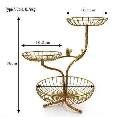 Modern Multi-layer Metal Fruit Basket