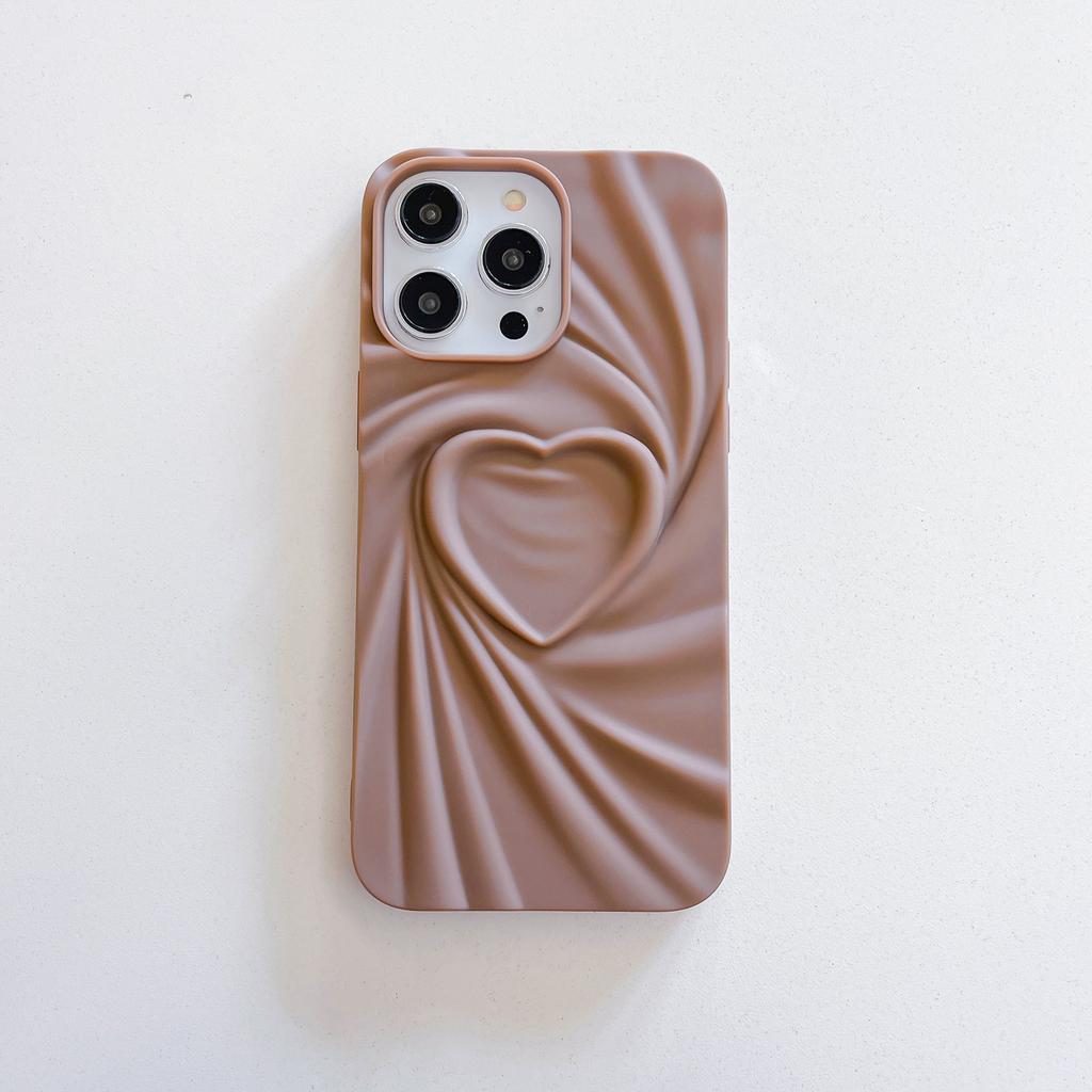 Bestseller 3D Love Heart Phone Case for iPhone 16 Pro Max Fashion Style Soft Tpu Mobile Phone Case for iPhone 11 12 13 14 15 16