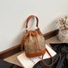Autumn and Winter New Fashi European and American Bucket BagHandbagSingle-Shoulder Crossbody Women's Bucket Bag