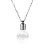 Praktische Glasbehälter Halskette Schmuck Modische Glasgefäß Halskette Halskette Schmuck zur Aufbewahrung von Blumen