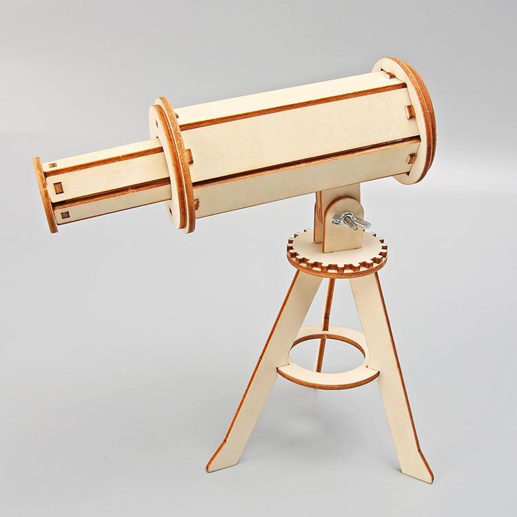 DIY Technology Small Making Astronomical Telescope Model Children's Hand-assembled Toys Material Physical Science Experiment