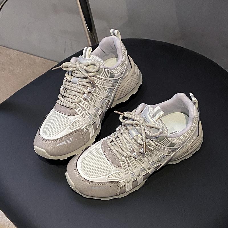 

Autumn women s shoes breathable mesh shoes outdoor wind hiking shoes summer sports shoes platform versatile casual shoes 40 хаки