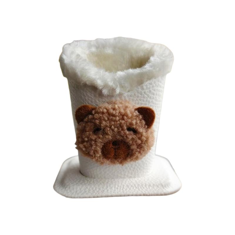 Soft Plush Materials Cartoon Design Glasses Holder For Desk Organization Eyeglasses Stand Desktop Decoration