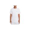 T Shirts Men's White Crew Neck Moderate Straight Fit DX1082-100