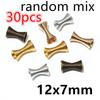 15-30pcs Spring Funnel Shape Spacer Beads Caps DIY Beading Supplies Cone Spring Coil End Caps For Jewelry Makings Accessories