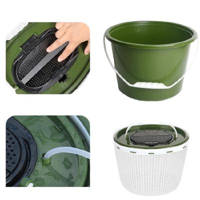 Fishing Bucket Fishing Baits Bucket Water Bucket Double Layers Live Fish Bucket Breathable Meshes Fish Bucket Live Fish Box