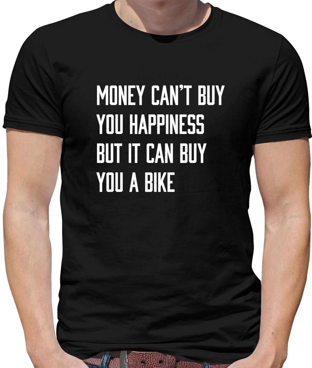 Money Can T Buy You Happiness Bike Mens T-Shirt - Cyclist - Cycling - Biker XS
