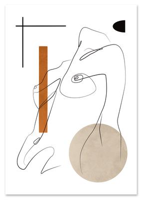 Poster Portrait Boho Style Body