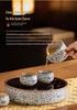 Ru Kiln Blue & White Lotus Luxury Automatic Tea Set - Business Gift for Leaders & Elders