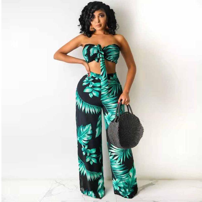 

New Travel Wide Leg Trouser French Sets Straight-leg Loose Pants French Suit black S