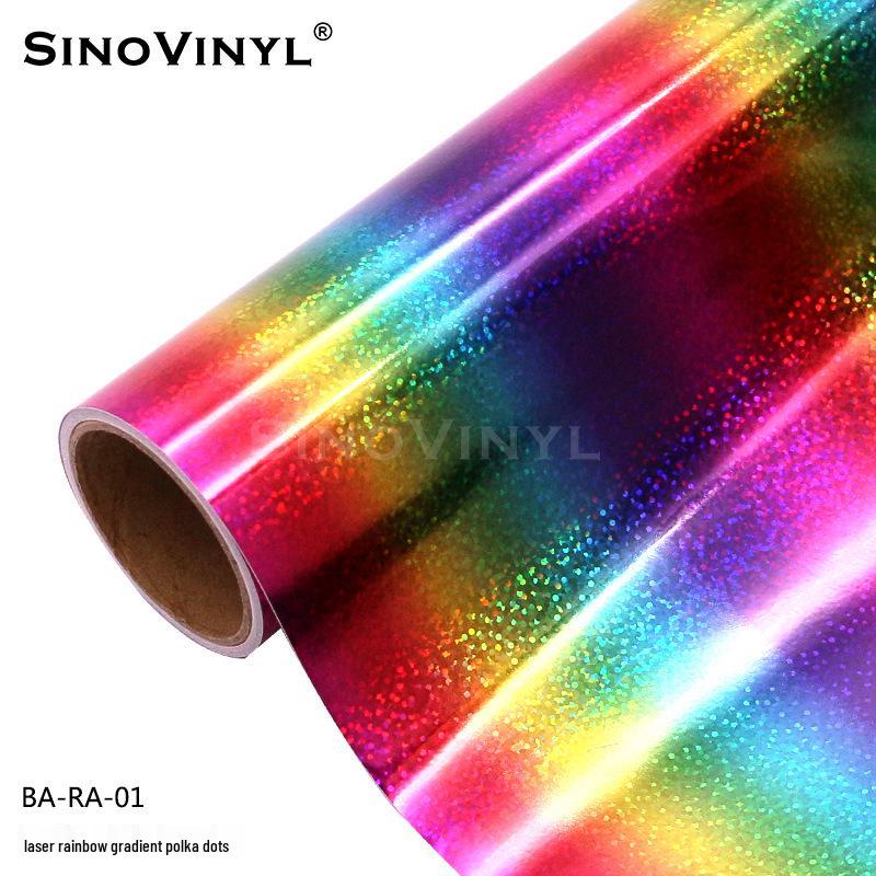 DIYCraft Rainbow Heart Gradient Car Decals - Dazzling Sticker for Vehicle Body