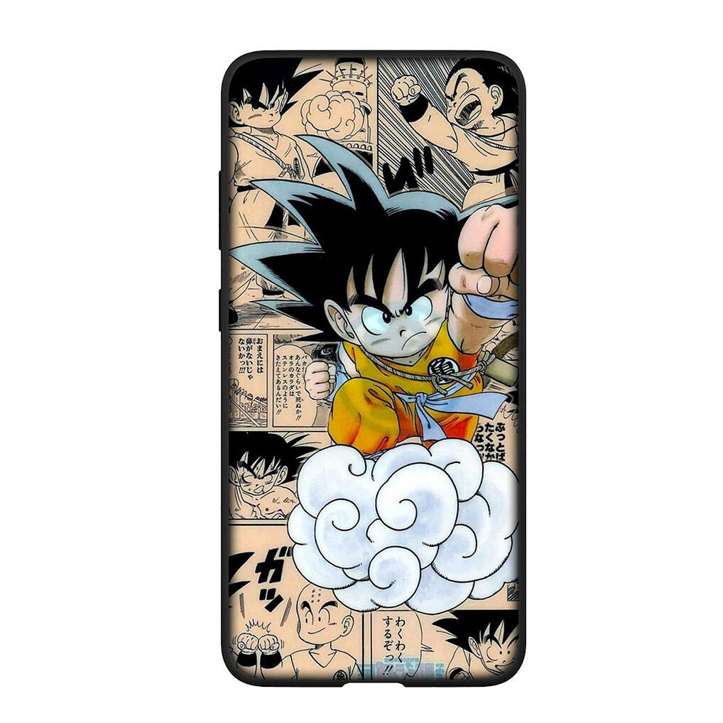 For Samsung Galaxy S25 S24 S23 iPhone 17 16 15 Xiaomi Redmi Note 14 13 12 11 Plus Pro Max XR A37 Phone Case Dragon Ball Anime Goku Cartoon OPPO Huawei