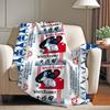 Candy White Rabbit Creamy Cand Blanket For Sofa Office Bed Plane Travel Sleep Read Relax Camping Soft And Warm
