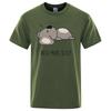 Need More Sleep Cartoons Bear Tshirt Street T-Shirts Hip Hop Unisex Tops Fashion Cotton Clothes Casual Breathable T Shirt