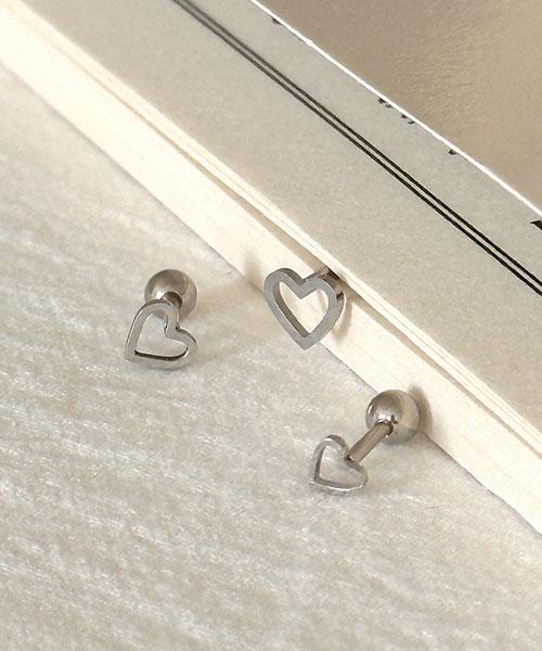 Vinedew Surgical Steel Frame Heart Barbell Piercing