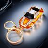 Full Rhinestone Crystal Car Shape Design Keychains For Women's Bags Decoration Bag Charm