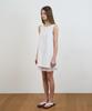 Dehebe Layered Chiffon Mini Dress [Ivory]