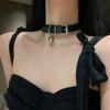 Black Bell Choker Sweet Cool Collar Female Collarbone Chain Neck Chain M Versatile Neck Strap Chocker Male Neck Ring Babes
