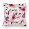 Spring Watercolor Floral Pillowcase Pink Rose Decorative  Sofa Living Room Bed  Home
