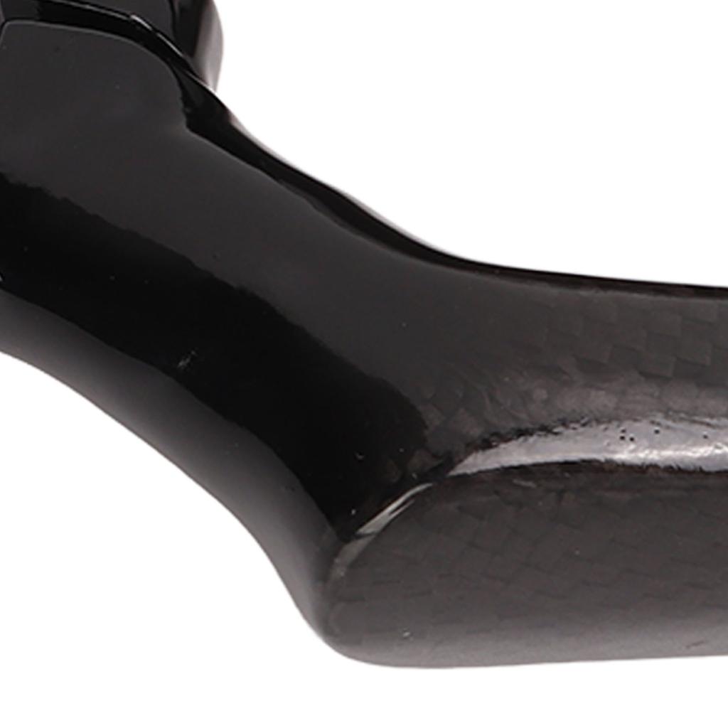 Mountain Bike Handlebars Bar Ends 1 Pair Carbon   3K L Shape Ergonomic Road Bike Bar Ends for 22.2mm Bike Handlebar