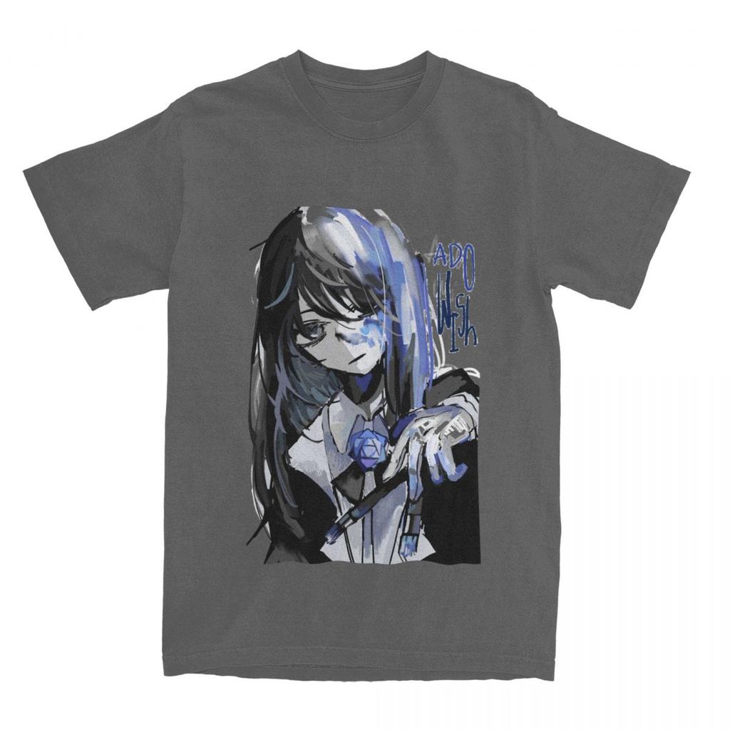 Men Women's Ado Wish Concert Music Tour T Shirt Accessories 100% Cotton T-shirt Clothes Casual Tees Summer