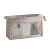Foldable Mesh Makeup Organizer Hanging Toiletry Bag Large Capacity Wash Bag  Brushes