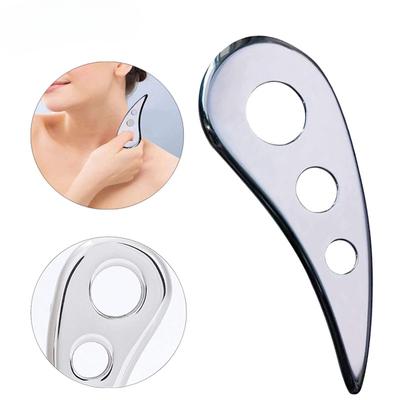 Masážní nástroj Gua Sha z nerezové oceli Skvělý nástroj na mobilizaci měkkých tkání