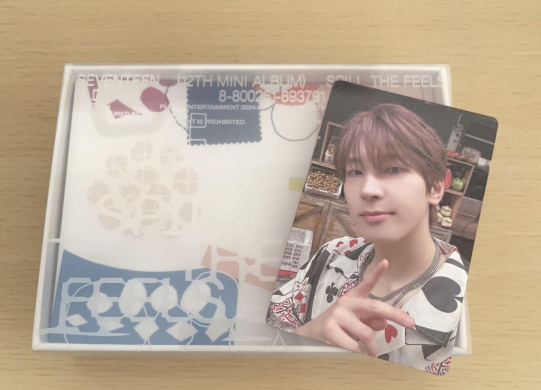 

[USED] seventeen spell the feels kit wonwoo