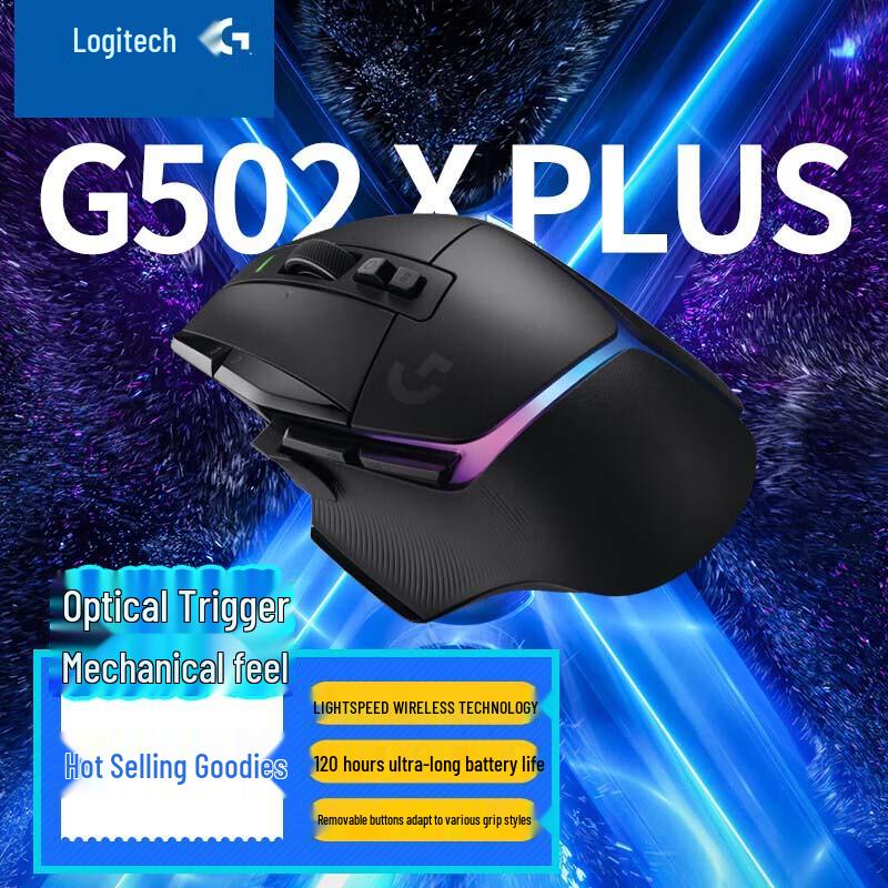 Logitech G502 X PLUS RGB Wireless Gaming Mouse