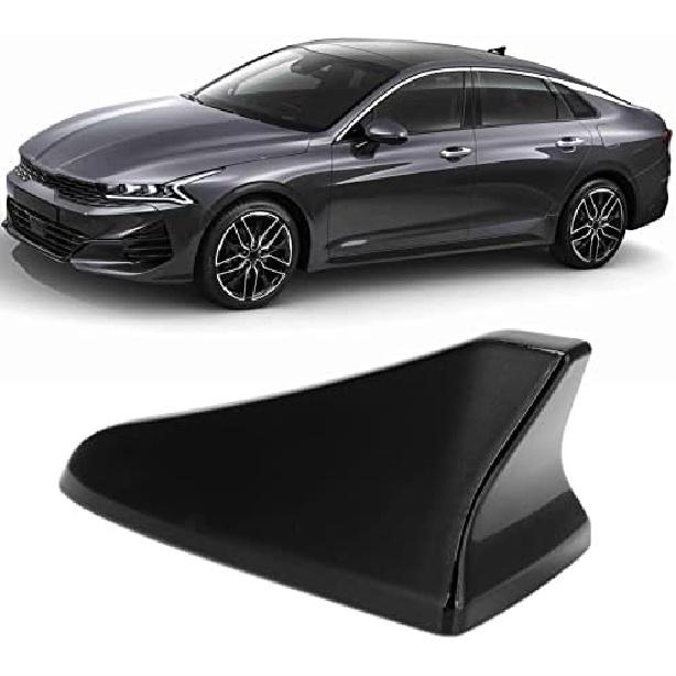 Shark Fin Antenna Cover, ABS Replacement Part 96219 D5000EBQK for Kia Optima, Hyundai Sedan and G80 Coupe, Sunproof (Black)