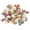 Craft Buttons 1.2in Long Sturdy Wood Retro Animal Style Assorted Colors Light Wooden Buttons for