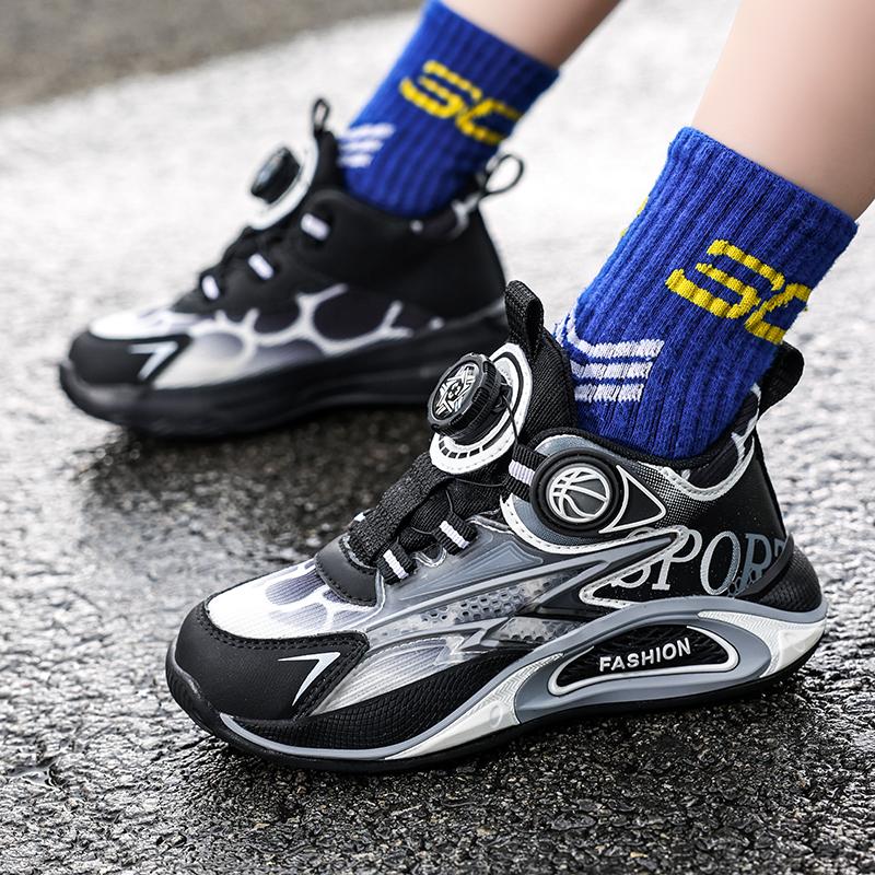 28-40 Children /Teenagers Plus Size Fashionable Sports and Leisure Shoes Boys Basketball Shoes