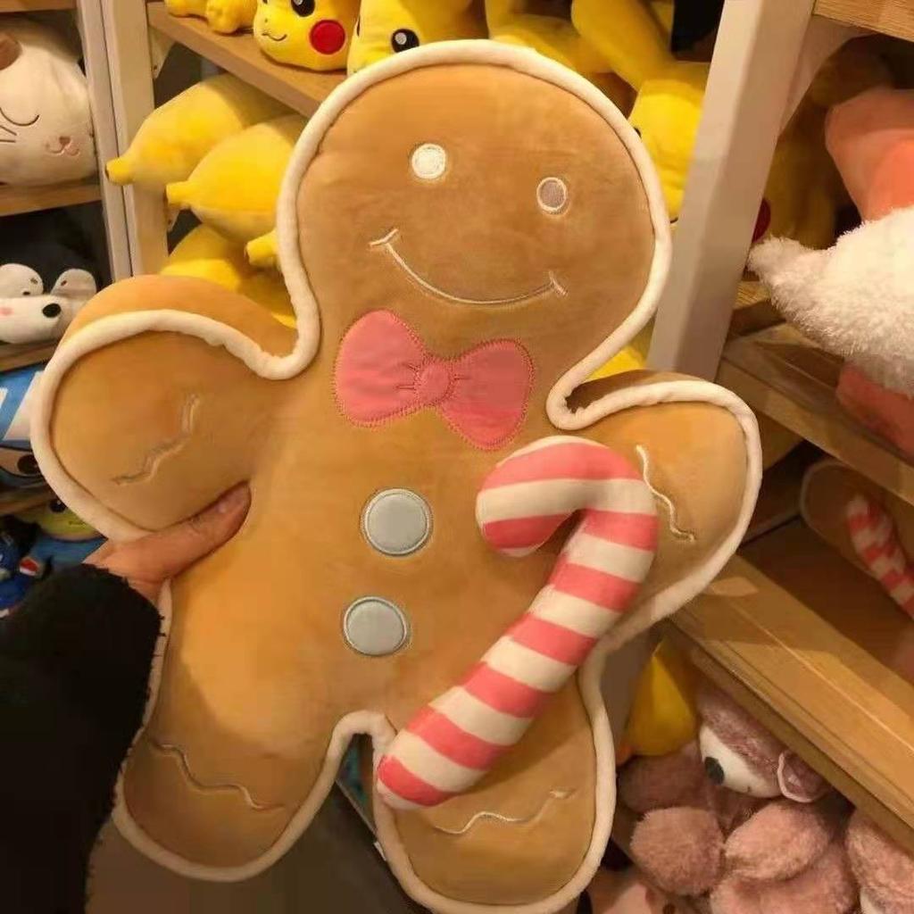 Gingerbread Man Pillow Doll Christmas Gift Moose Doll Plush Toys
