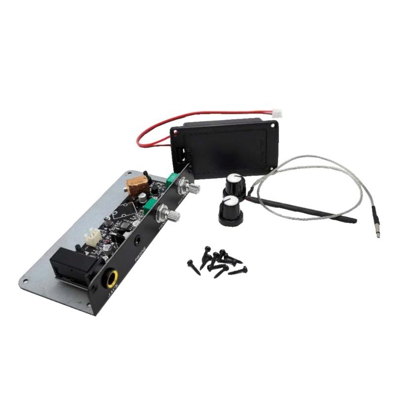 Guitar Pickup Active Mute Guitar Pickup Silence Guitar Equalizer With Tone Volumes Control Knob Guitar Modification Parts 1