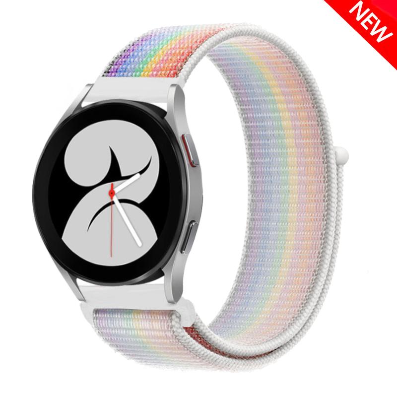 Nylon Loop Band For Samsung Galaxy Watch 7/4/6/Classic/5/pro/active 2/Gear S3 Bracelet Huawei Watch GT 2 4 3 Pro 20mm/22mm Strap