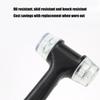 2 In 1 Installation Rubber Hammer Plastic Scraper For Flooring, Tile, Window Projects With Ergonomic Handle Tool