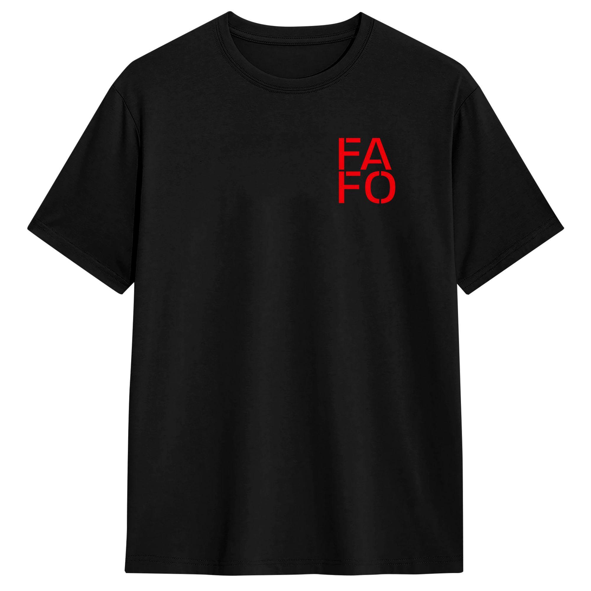 

Harajuku T Shirt Beach FAFO Novelty T Shirts 100% Cotton Tshirt for Men Y2K Basic Design Short Sleeve Clothes 5XL різнокольоровий