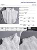 Ruffle Jacquard Stand Collar: Autumn/Winter Pleated Collared Sweater Base Layer
