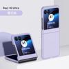 Applicable MotoRazr40 Ultra Folding Mobile Phone Case Skin Feel Anti-Drop Razr40PC Oil Injection Feel Case